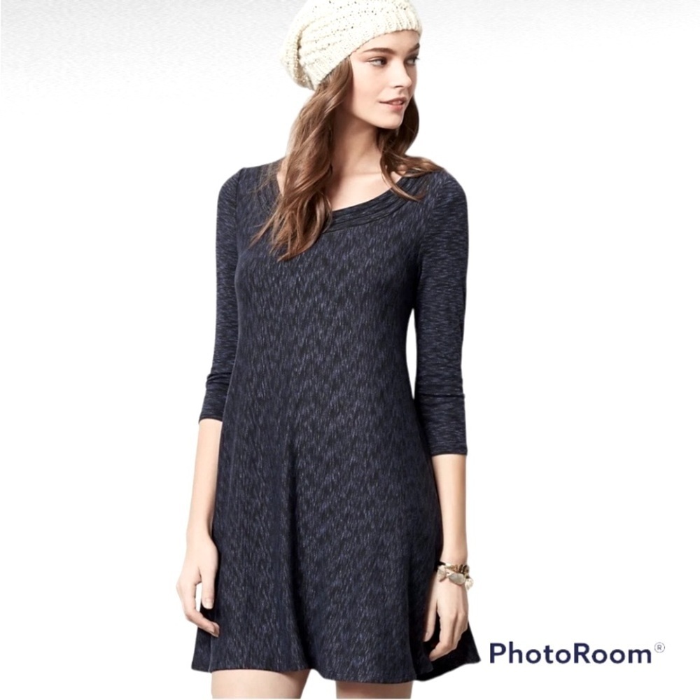 Saturday/Sunday Anthro. Fun side pockets elbow sleeve pullover Narva Swing Dress